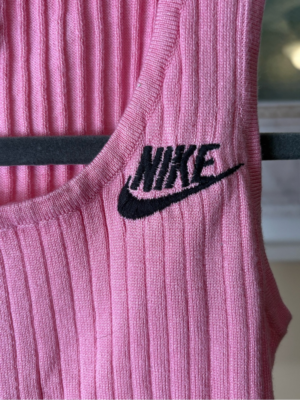 Nike Pink Ribbed Two-Piece Set - Picture 3 of 6